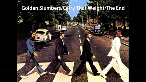 Golden Slumbers/Carry That Weight - En hypnotisk ballad med en kraftfull gospelstämpel som avslutar Beatles legendära Abbey Road